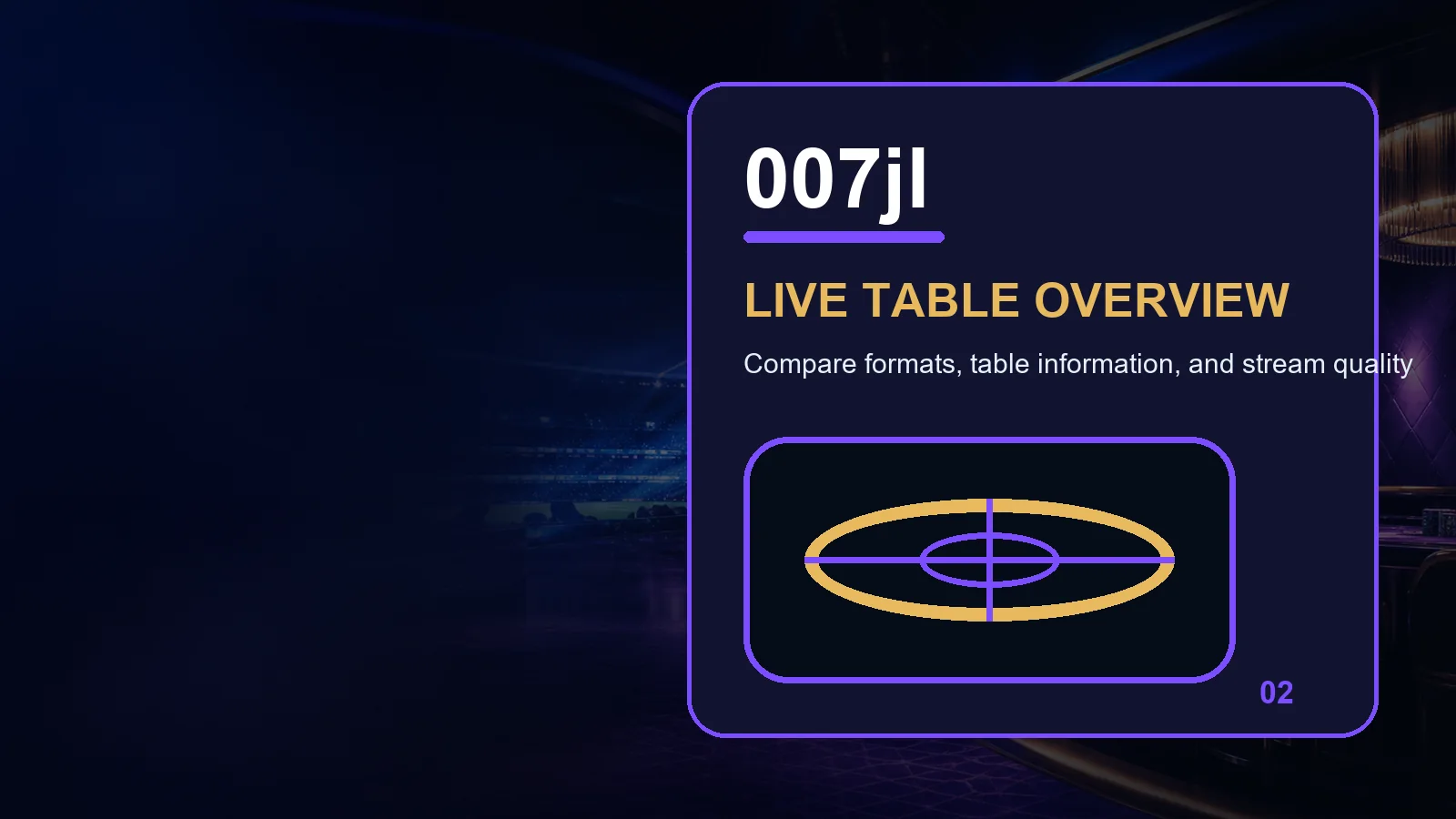 007jl live casino full-width visual guide 2
